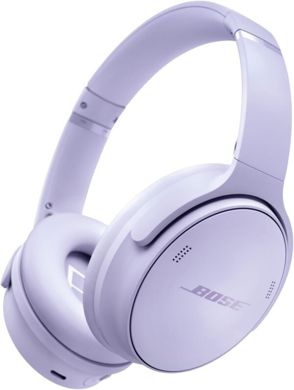Fones de ouvido Bluetooth Bose QuietComfort, fones de ouvido sem fio com cancelamento de ruído ativo e microfone, graves profundos, até 24 horas de reprodução, lilás gelado - cor de edição limitada - Imagem 2