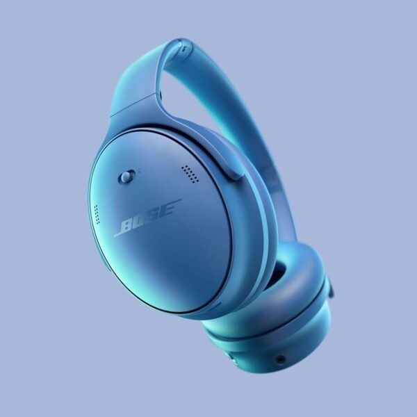 Fones de ouvido Bluetooth Bose QuietComfort, fones de ouvido sem fio com cancelamento de ruído ativo e microfone, graves profundos, até 24 horas de reprodução, azul crepúsculo - cor de edição limitada