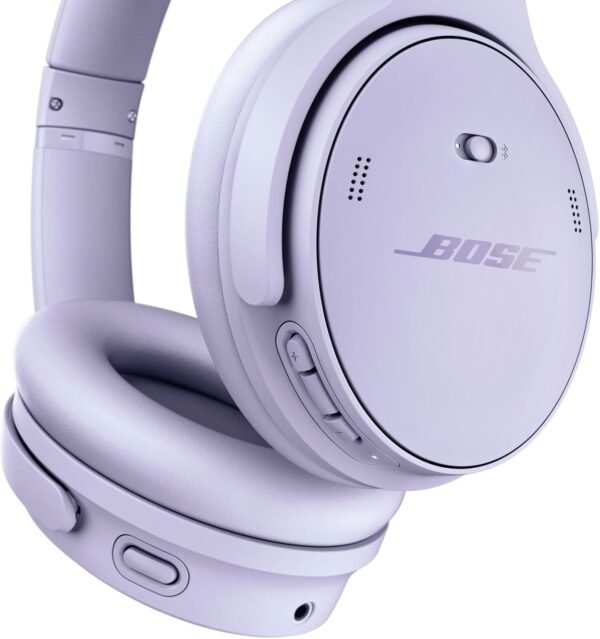 Fones de ouvido Bluetooth Bose QuietComfort, fones de ouvido sem fio com cancelamento de ruído ativo e microfone, graves profundos, até 24 horas de reprodução, lilás gelado - cor de edição limitada - Imagem 3