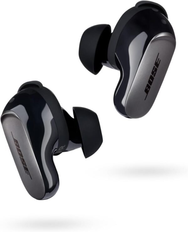 Fones de ouvido Bose QuietComfort Ultra Bluetooth, fones de ouvido sem fio com áudio espacial e cancelamento de ruído ativo de classe mundial, graves profundos, até 6 horas de reprodução, preto - Imagem 6