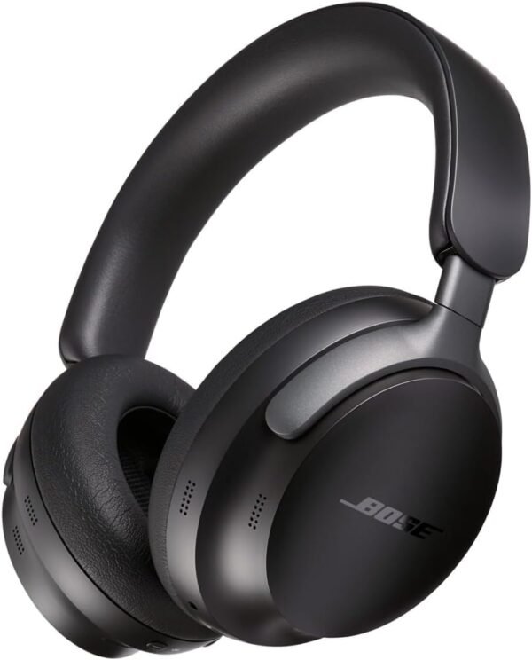 Fones de ouvido Bose QuietComfort Ultra Bluetooth, fones de ouvido sem fio com áudio espacial, cancelamento de ruído com microfone, até 24 horas de reprodução, preto - Imagem 2