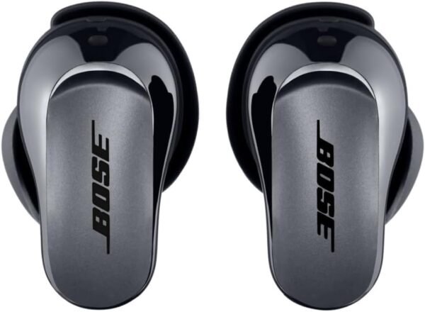 Fones de ouvido Bose QuietComfort Ultra Bluetooth, fones de ouvido sem fio com áudio espacial e cancelamento de ruído ativo de classe mundial, graves profundos, até 6 horas de reprodução, preto
