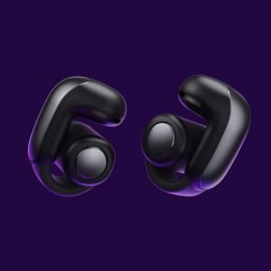 Fones de ouvido Bose Ultra Open Bluetooth, fones de ouvido verdadeiramente sem fio com OpenAudio para maior conscientização, design de encaixe para maior conforto, áudio envolvente, até 48 horas de reprodução, preto