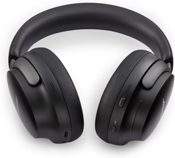 Fones de ouvido Bose QuietComfort Ultra Bluetooth, fones de ouvido sem fio com áudio espacial, cancelamento de ruído com microfone, até 24 horas de reprodução, preto - Imagem 4