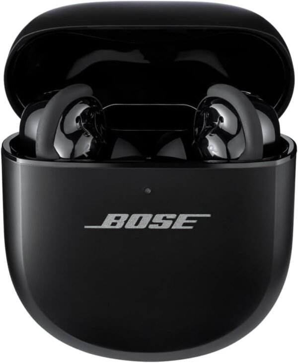 Fones de ouvido Bose QuietComfort Ultra Bluetooth, fones de ouvido sem fio com áudio espacial e cancelamento de ruído ativo de classe mundial, graves profundos, até 6 horas de reprodução, preto - Imagem 4