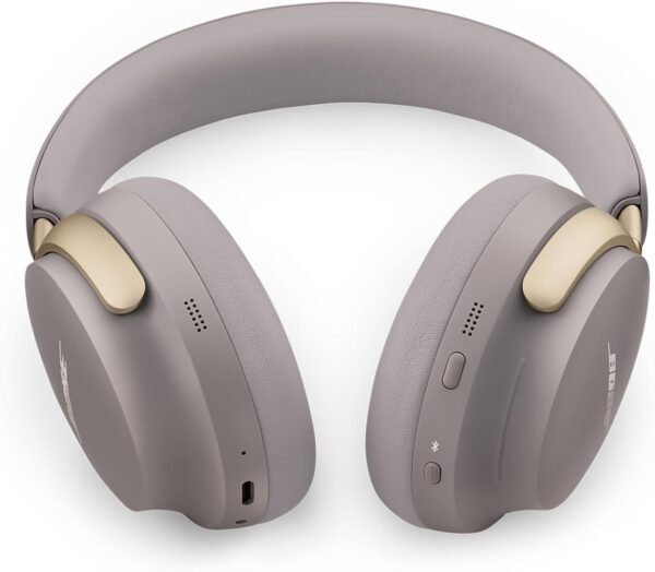 Bose QuietComfort Ultra Wireless Noise Cancelling Over-Ear Headphones - Sandstone - Imagem 3