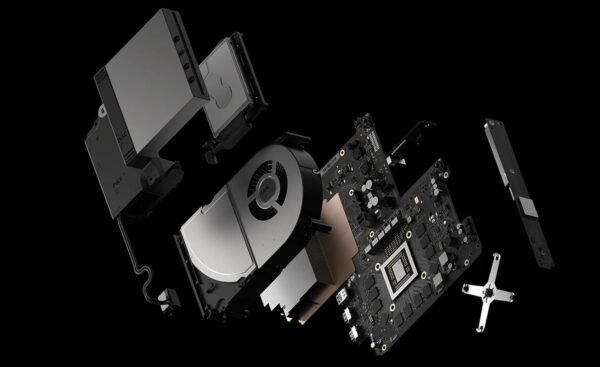 Console Microsoft Xbox One X 1 TB com controle sem fio: Xbox One X aprimorado, HDR, 4K nativo, Ultra HD (descontinuado) - Imagem 4