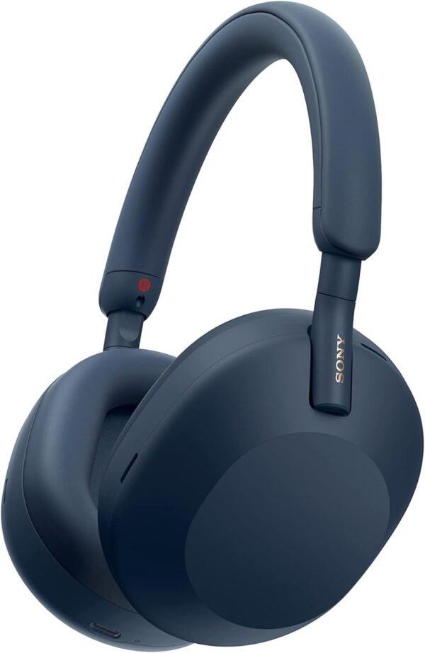 Sony WH-1000XM5: Os melhores fones de ouvido sem fio com cancelamento de ruído, otimizador automático de ruído, bateria de 30 horas, controle de voz Alexa, azul meia-noite - Imagem 6