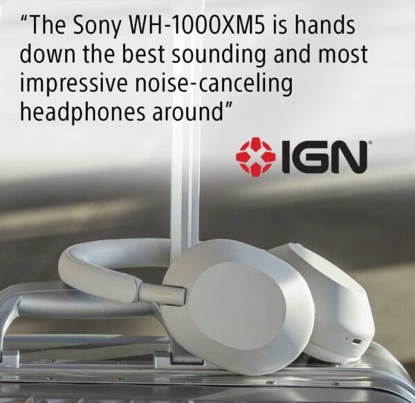 Sony WH-1000XM5: Os melhores fones de ouvido sem fio com cancelamento de ruído, otimizador automático de ruído, bateria de 30 horas, controle de voz Alexa, azul meia-noite - Imagem 7