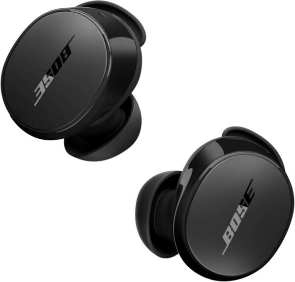 Fones de ouvido Bluetooth Bose QuietComfort, fones de ouvido verdadeiramente sem fio com cancelamento de ruído ativo e microfone, graves profundos, classificação IPX4, até 8,5 horas de reprodução, pretos - Imagem 5