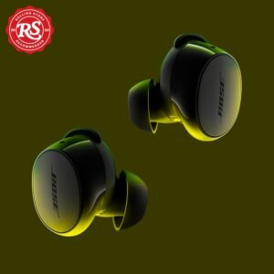 Fones de ouvido Bluetooth Bose QuietComfort, fones de ouvido verdadeiramente sem fio com cancelamento de ruído ativo e microfone, graves profundos, classificação IPX4, até 8,5 horas de reprodução, pretos
