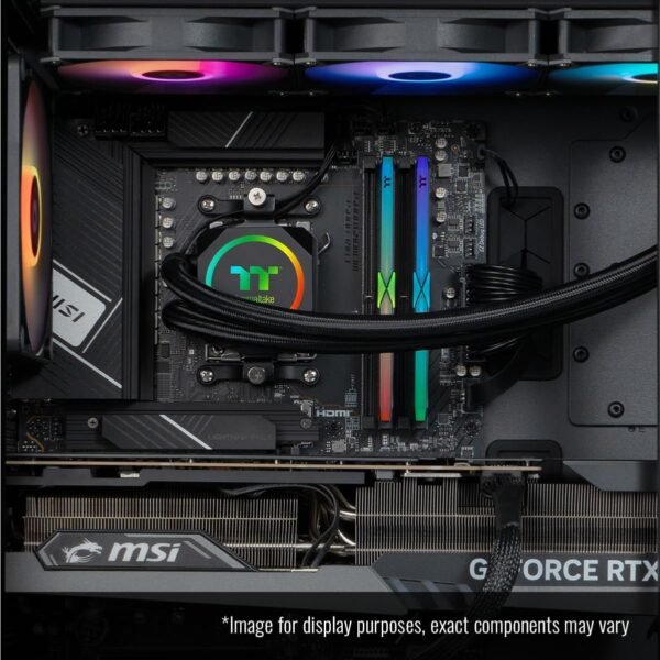 Desktop para jogos Thermaltake LCGS Apollo u2880 (Intel® Core™ Ultra 9 285K, memória ToughRam 32 GB DDR5 6400 MT/s RGB, NVIDIA® GeForce RTX™ 5080, 2 TB NVMe M.2, Wi-Fi, Windows 11) C5BK-Z890-580-LCS - Imagem 7