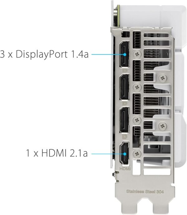 ASUS Dual GeForce RTX™ 4070 EVO White OC Edition (PCIe 4.0, 12GB GDDR6X, DLSS 3, HDMI 2.1a, DisplayPort 1.4a, 2.5-Slot Design, Axial-tech Fan Design) - Imagem 9