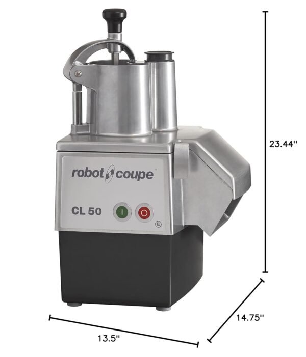 Processador de alimentos Robot Coupe CL50 com alimentação contínua, 1-1/2 HP, 120 V/60/1 ph - Imagem 6