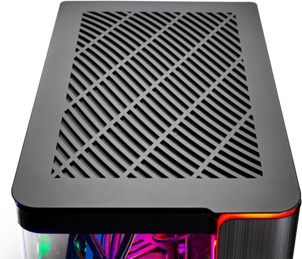 Skytech King 95 Gaming PC Desktop, Ryzen 7 9800X3D 4.7 GHz (5.2 GHz Turbo Boost), NVIDIA RTX 5070 12GB GDDR7, 1TB Gen4 SSD, 32GB DDR5 RAM 6000 RGB, 850W Gold PSU, 360mm ARGB AIO, Wi-Fi, Win 11 Home - Imagem 7