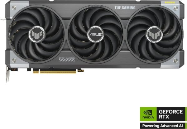 Placa de vídeo para jogos ASUS TUF Gaming GeForce RTX ™ 5070 12 GB GDDR7 OC Edition (PCIe® 5.0, HDMI®/DP 2.1, 3.125 slots, componentes de nível militar, revestimento protetor de PCB, ventoinhas Axial-Tech) - Imagem 2