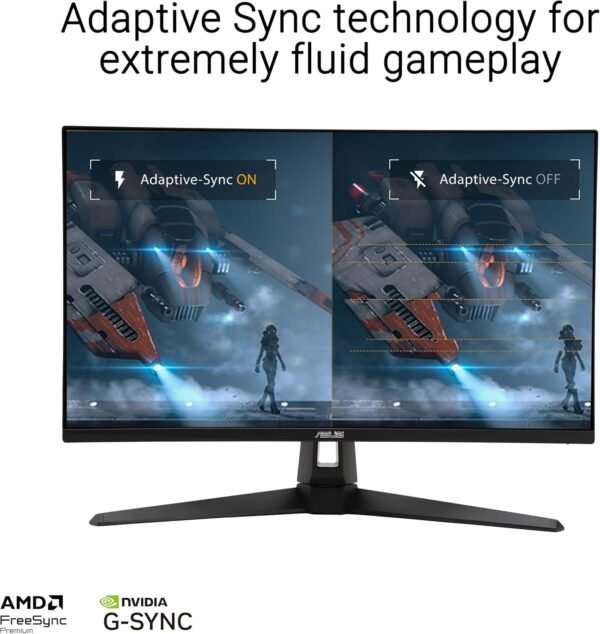 Monitor ASUS TUF Gaming 27” 4K HDR (VG27UQ1A) – 160 Hz, 1 ms, sincronização com desfoque de movimento extremamente baixo, compatível com NVIDIA G-SYNC, AMD FreeSync Premium, 95% DCI-P3, DisplayWidget, 3 anos de garantia - Imagem 11