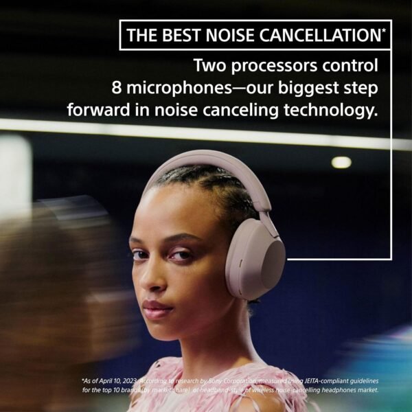 Sony WH-1000XM5: Os melhores fones de ouvido sem fio com cancelamento de ruído, otimizador automático de ruído, bateria de 30 horas, controle de voz Alexa, azul meia-noite - Imagem 10