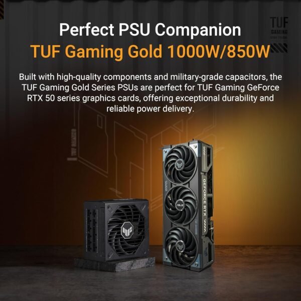 Placa de vídeo para jogos ASUS TUF Gaming GeForce RTX ™ 5070 12 GB GDDR7 OC Edition (PCIe® 5.0, HDMI®/DP 2.1, 3.125 slots, componentes de nível militar, revestimento protetor de PCB, ventoinhas Axial-Tech) - Imagem 15