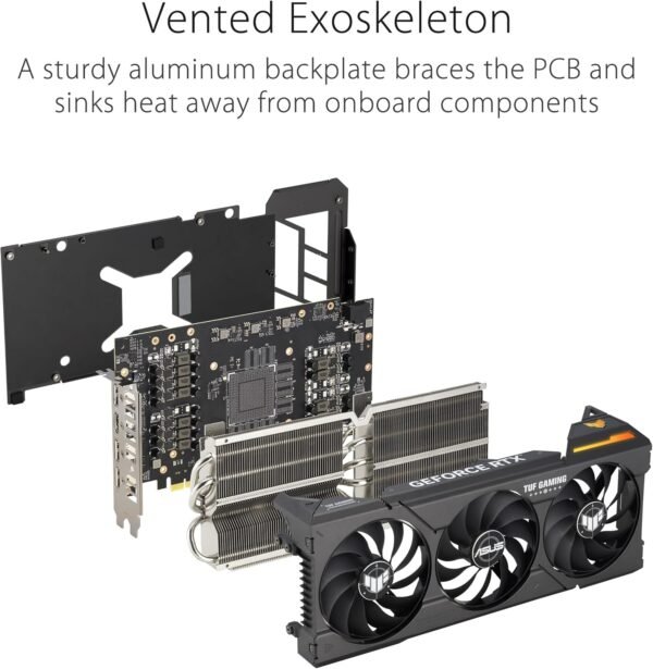 ASUS TUF Gaming GeForce RTX 4070 Super OC Edition Gaming Graphics Card (PCIe 4.0, 12GB GDDR6X, DLSS 3, HDMI 2.1a, DisplayPort 1.4a) - Imagem 12
