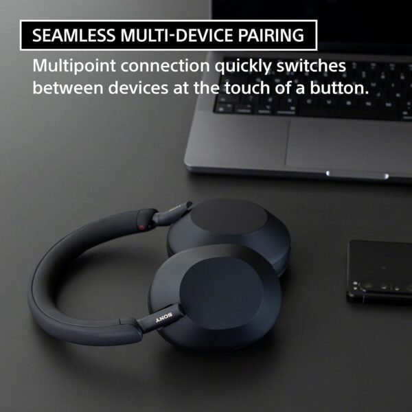Sony WH-1000XM5: Os melhores fones de ouvido sem fio com cancelamento de ruído, otimizador automático de ruído, bateria de 30 horas, controle de voz Alexa, azul meia-noite - Imagem 14