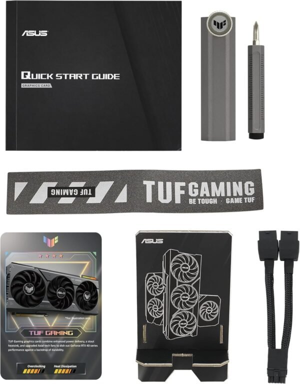 ASUS TUF Gaming GeForce RTX 4070 Super OC Edition Gaming Graphics Card (PCIe 4.0, 12GB GDDR6X, DLSS 3, HDMI 2.1a, DisplayPort 1.4a) - Imagem 13